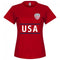 USA Team Womens Rapinoe 15 T-shirt - Red