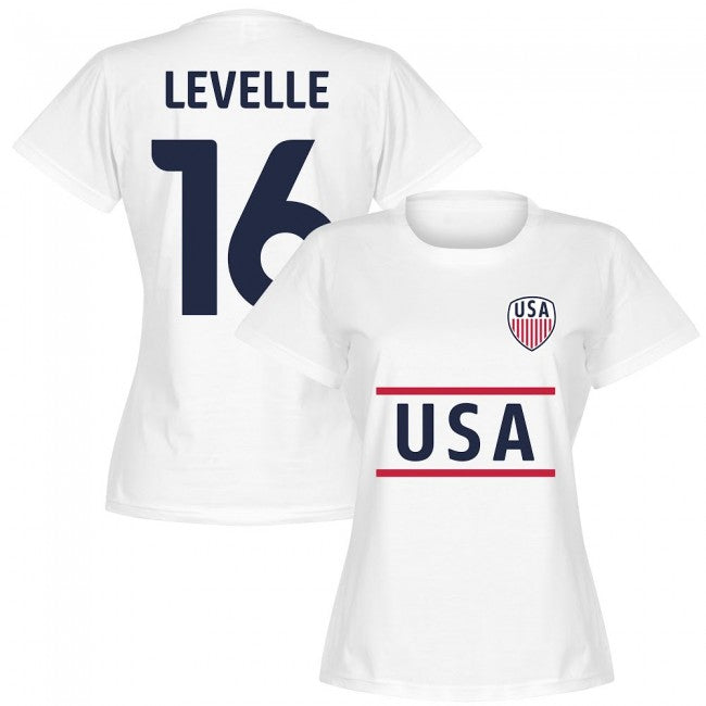 USA Lavelle 16 Team Womens T-Shirt - White