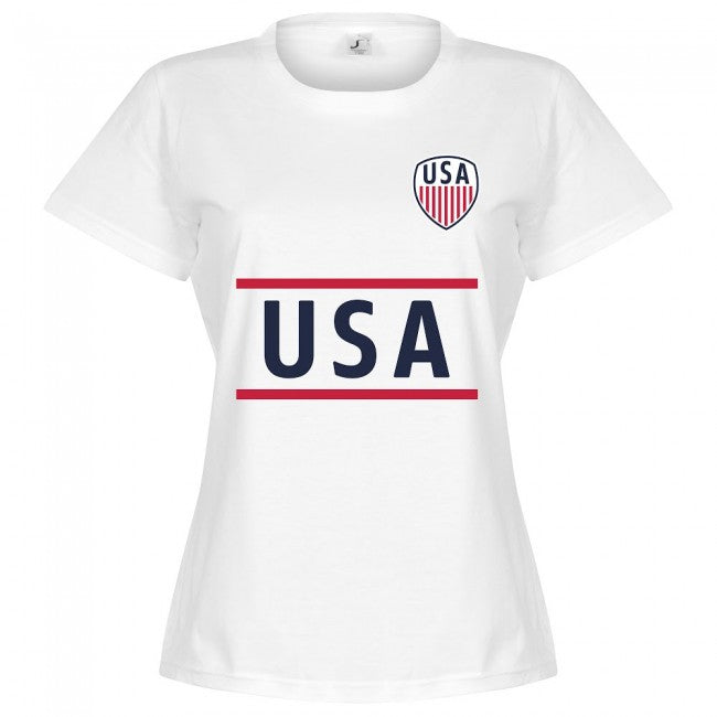 USA Team Womens Rapinoe 15 T-shirt - White