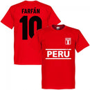 Peru Farfan 10 Team T-Shirt - Red