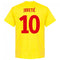 Montenegro Jovetic 10 Team T-Shirt - Yellow