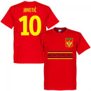 Montenegro Jovetic 10 Team T-Shirt - Red