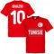 Tunisia Khazri 10 Team T-Shirt - Red