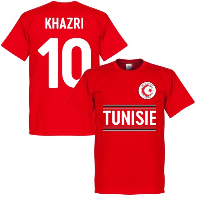 Tunisia Khazri 10 Team T-Shirt - Red