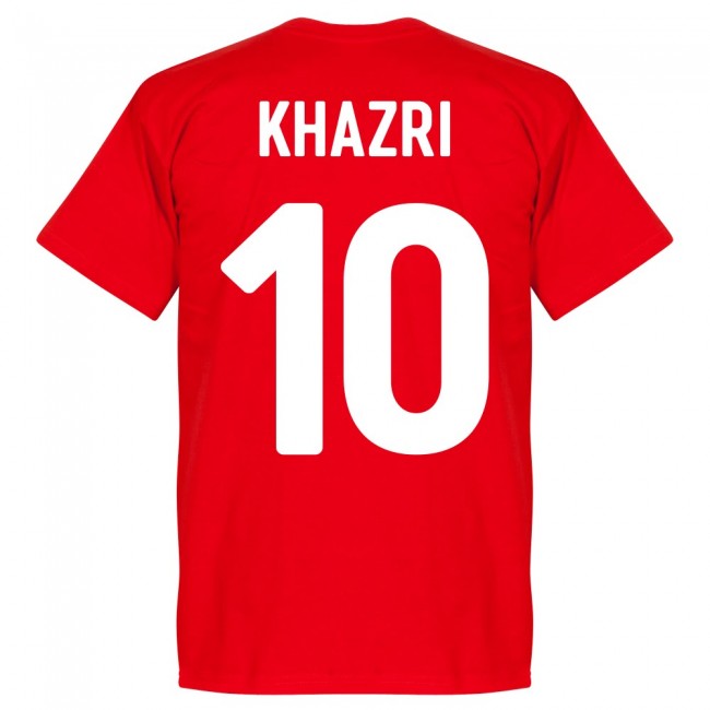 Tunisia Khazri 10 Team T-Shirt - Red
