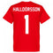 Iceland Halldorsson 1 Team KIDS T-Shirt - Red