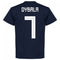 Argentina Dybala 7 Team T-Shirt - Navy
