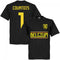 Belgium Courtois 1 Team T-Shirt - Black