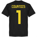 Belgium Courtois 1 Team T-Shirt - Black