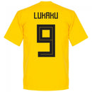 Belgium Lukaku 9 Team T-Shirt - Yellow