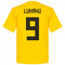 Belgium Lukaku 9 Team T-Shirt - Yellow