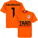 Iran A. Beiranvand 1 Team T-Shirt - Orange