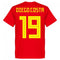 Spain Diego Costa 19 Team T-Shirt - Red