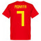 Spain Morata 7 Team T-Shirt - Red