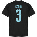 Uruguay Godin 3 Team T-Shirt - Black