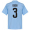 Uruguay Godin 3 Team T-Shirt - Sky