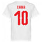 Switzerland Xhaka 10 Team T-shirt - White