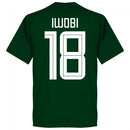Nigeria Iwobi 18 Team T-Shirt - Bottle Green