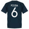 France Pogba 6 Team T-Shirt - Navy