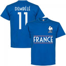 France Dembele 11 Team T-Shirt - Royal
