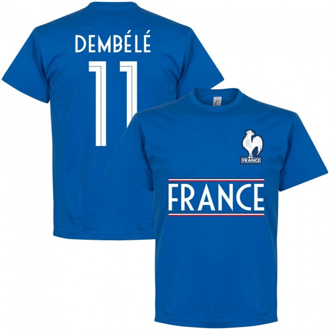 France Dembele 11 Team T-Shirt - Royal
