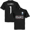 France Lloris 1 Team GK T-shirt - Black