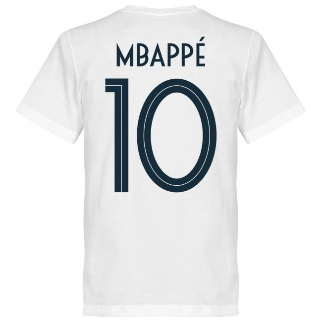 France Mbappe 10 Team T-Shirt - White