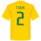 Brazil T. Silva 2 Team T-Shirt - Yellow