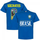 Brazil Socrates 8 Gallery Team T-Shirt - Royal