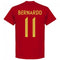 Portugal Bernardo 11 Team T-Shirt - Red