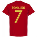 Portugal Ronaldo 7 Team T-Shirt - Red