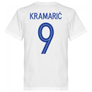 Croatia Kramaric 9 Team T-Shirt - White