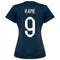England Kane 9 Team Womens T-Shirt - Navy