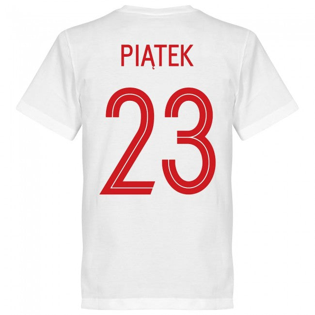 Poland Piatek 23 Team T-Shirt - White