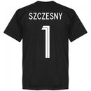 Poland Szczesny 1 Team GK T-shirt - Black