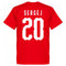 Serbia Sergej 20 Team T-Shirt - Red
