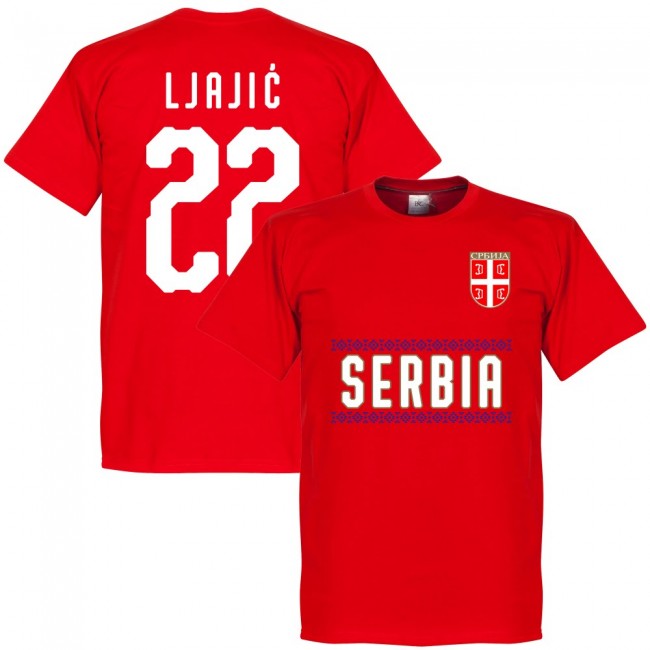 Serbia Ljajic 22 Team T-Shirt - Red