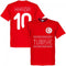 Tunisia Khazri 10 Team T-Shirt - Red