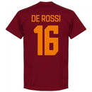 AS Roma De Rossi 16 Team T-Shirt - Red