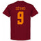 AS Roma Džeko 9 Team T-Shirt - Red