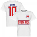 Costa Rica Bryan 10 Team T-Shirt - White