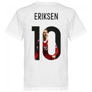 Denmark Eriksen 10 Gallery Team T-Shirt - White