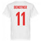 Denmark Bendter 11 Team T-Shirt - White