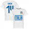 Italy Chiesa 14 Team T-Shirt - White