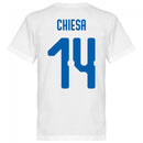 Italy Chiesa 14 Team T-Shirt - White