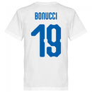 Italy Bonucci 19 Team T-Shirt - White