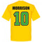 Jamaica Morrison 10 Team T-Shirt - Yellow