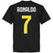 Juve Ronaldo 7 Team Kids T-shirt - Black