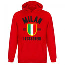 Milan Established Kids Hoodie - Red - Terrace Gear