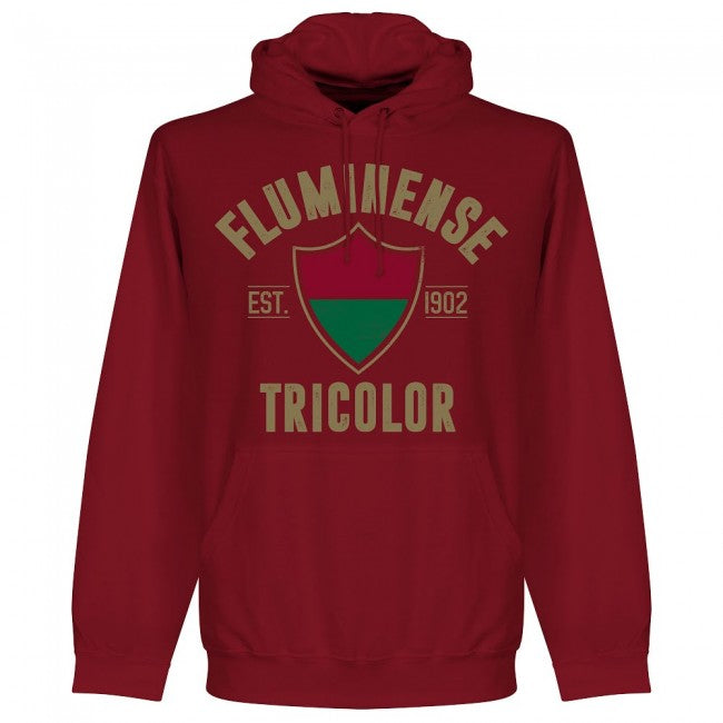 Fluminense Established Hoodie - Maroon - Terrace Gear